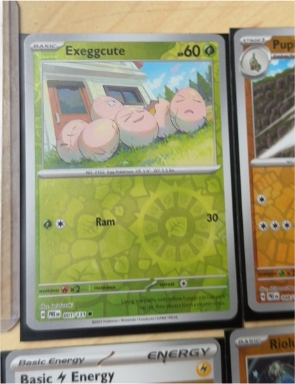 2016 Pokémon SV: Prismatic Evolutions #001 Exeggcute — front