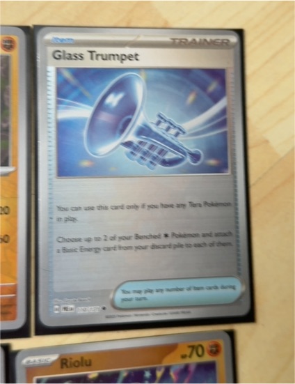 2024 Pokémon TCG Prismatic Evolutions #110 Glass Trumpet — front