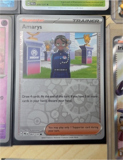 2023 Pokémon Scarlet & Violet Prismatic Evolutions #093 Amarys — front