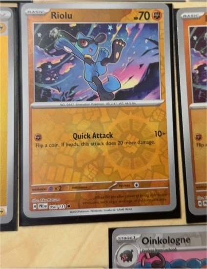 2025 Pokémon #050 Riolu — front
