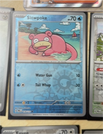 2025 Pokémon Scarlet & Violet Prismatic Evolutions #018 Slowpoke — front