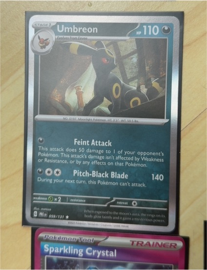 2025 Pokémon TCG Prismatic Evolutions #059 Umbreon — front