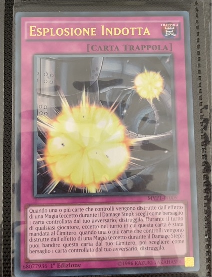 Yugioh 2016 MVP1-IT009 Induced Explosion — front