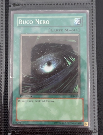 1996 Yu-Gi-Oh! LDD-101 Dark Hole — front