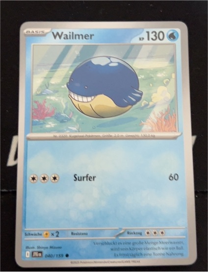 2025 Pokémon Scarlet & Violet Journey Together #040 Wailmer — front