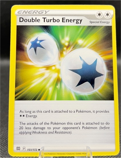 2022 Pokémon Brilliant Stars #151 Double Turbo Energy — front