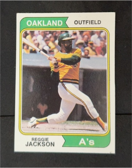 1974 Topps #130 Reggie Jackson — front
