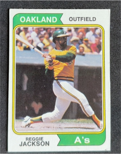 1974 Topps #130 Reggie Jackson — front