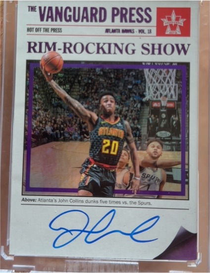 2017-18 Panini Vanguard #18 John Collins — front