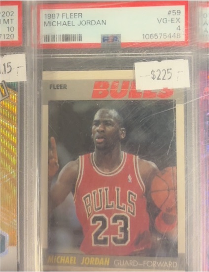 1987 Fleer #59 Michael Jordan — front