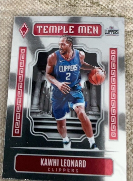 2023-24 Panini Phoenix #12 Kawhi Leonard Temple Men — front