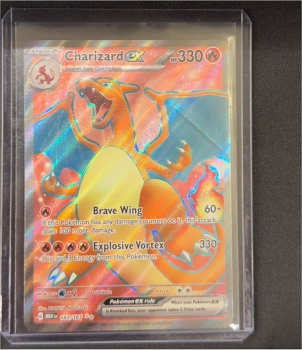 2023 Pokémon Scarlet & Violet 151 #183/165 Charizard ex — front