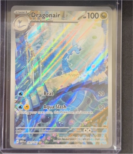 2023 Pokémon Scarlet & Violet 151 #181/165 Dragonair Illustration Rare — front