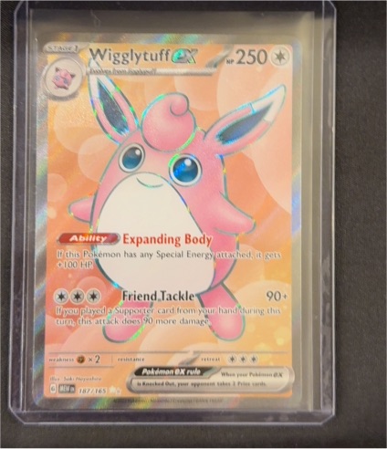 2023 Pokémon TCG Scarlet & Violet 151 #187 Wigglytuff EX — front