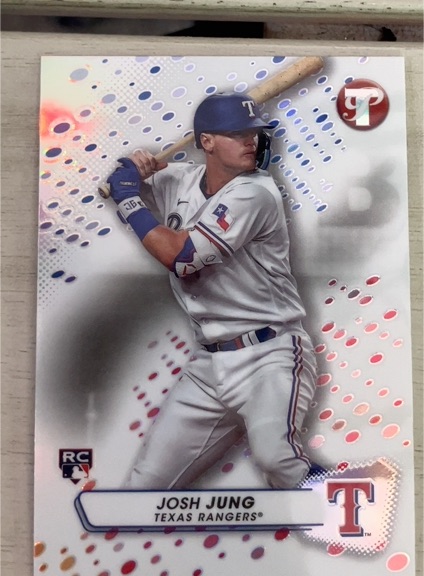 2023 Topps Pristine #103 Josh Jung Rookie Texas Rangers — front