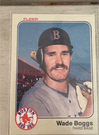 1983 Fleer #179 Wade Boggs — front