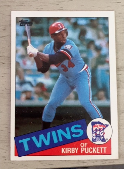 1985 Topps #536 Kirby Puckett — front