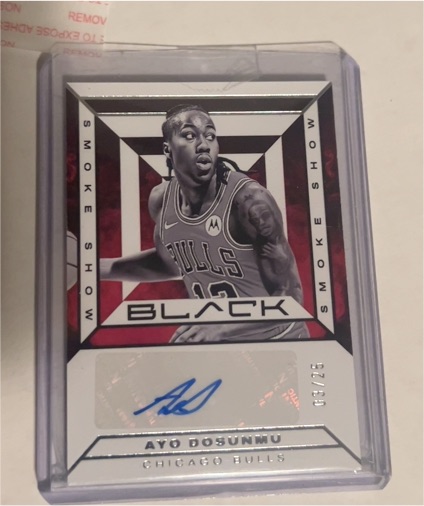2023-24 Panini Black #SSS-AD Ayo Dosunmu — front