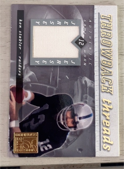 2000 Donruss Elite Throwback Threads #TT12 Ken Stabler — front