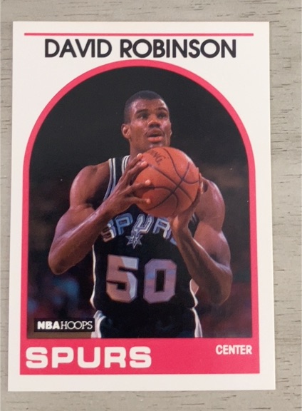 1989-90 NBA Hoops #310 David Robinson — front