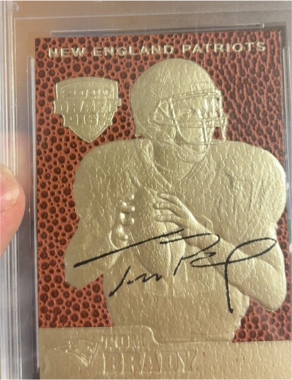 2006 Merrick Mint Feel The Game #1/25 Tom Brady — front