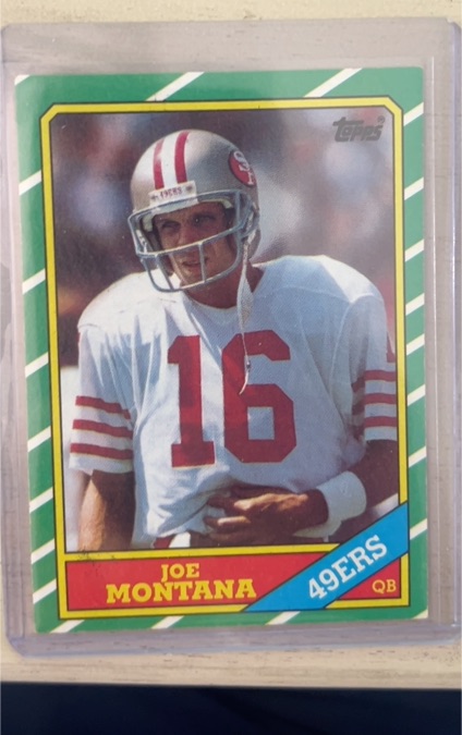 1986 Topps #156 Joe Montana — front