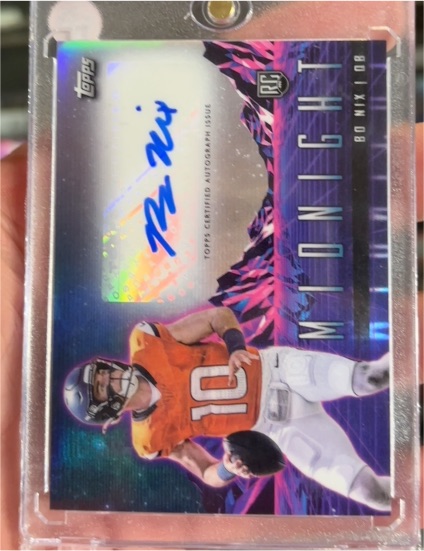 2024 Topps Midnight #RHS-BN Bo Nix — front