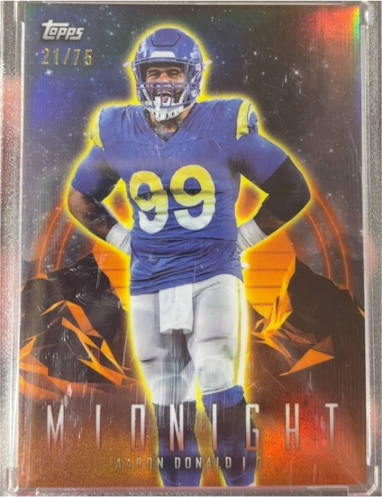 2024 Topps Midnight #21/75 Aaron Donald — front