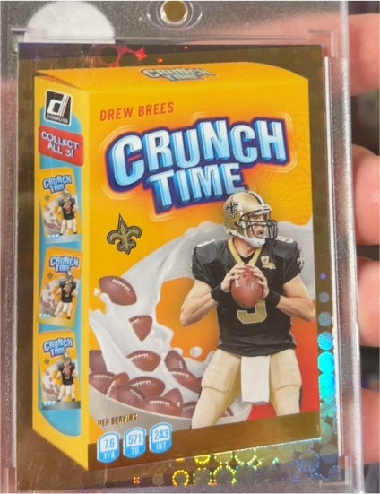 2022 Donruss #CT-6 Drew Brees Crunch Time — front