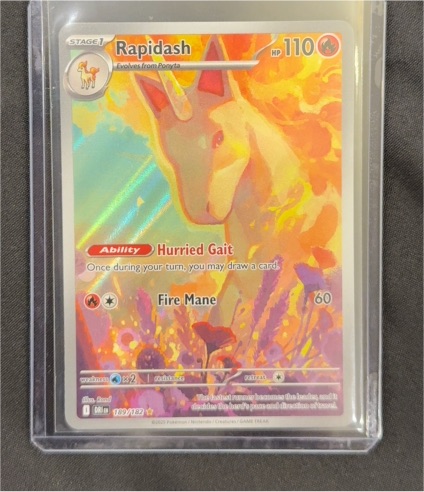 2025 Pokémon #189 Rapidash Illustration Rare — front