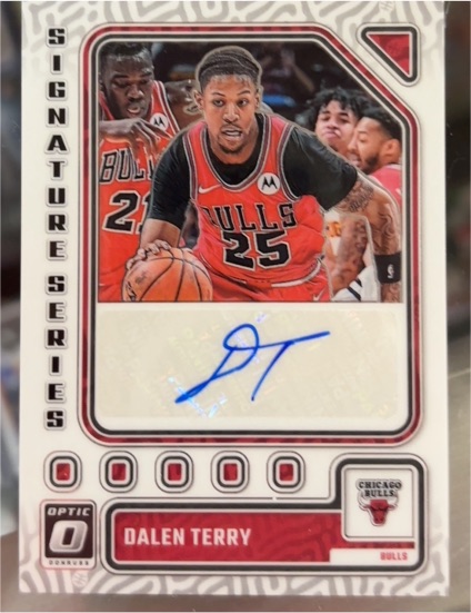2023-24 Donruss Optic #SS-TER Dalen Terry Signature Series — front