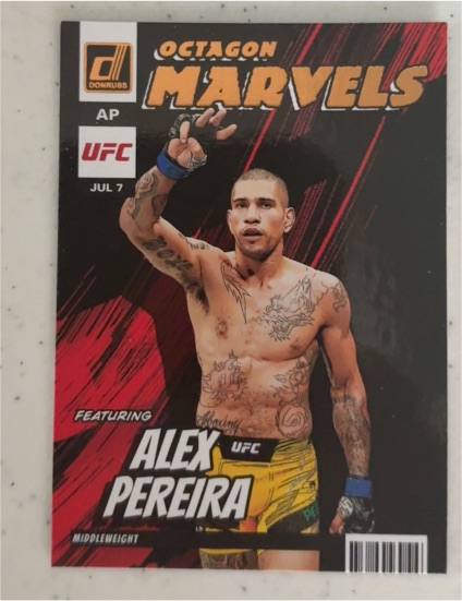 2023 Donruss UFC #2 Alex Pereira Octagon Marvels — front