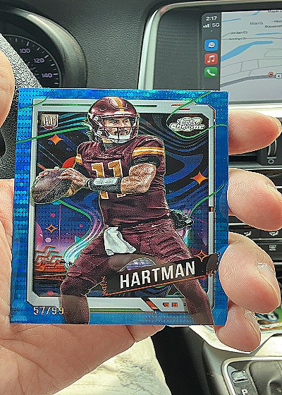 2024 Topps Chrome Cosmic #198 Sam Hartman — front