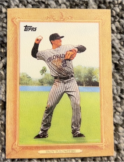 2010 Topps Turkey Red #TR62 Troy Tulowitzki — front