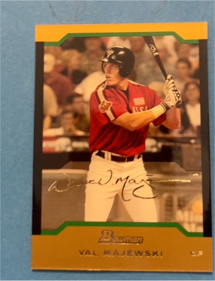 2004 Bowman Draft Picks & Prospects #BDP143 Val Majewski — front
