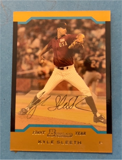 2004 Bowman Draft Picks & Prospects #BDP158 Kyle Sleeth — front