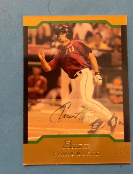 2004 Bowman #113 Chris Burke — front