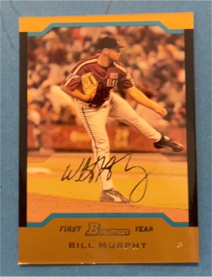 2004 Bowman Draft Futures #156 Bill Murphy — front