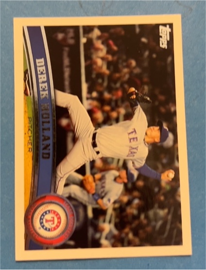 2011 Topps #413 Derek Holland — front