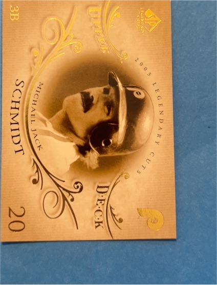 2005 SP Legendary Cuts #55 Mike Schmidt — front