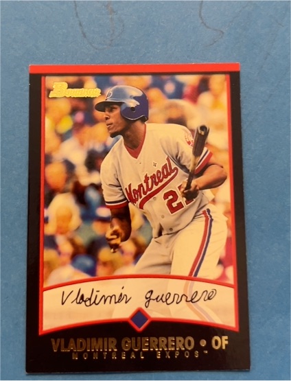 2001 Bowman #242 Vladimir Guerrero — front