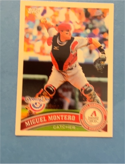 2011 Topps Opening Day #132 Miguel Montero — front