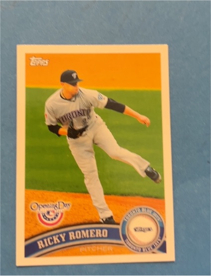 2011 Topps Opening Day #70 Ricky Romero — front