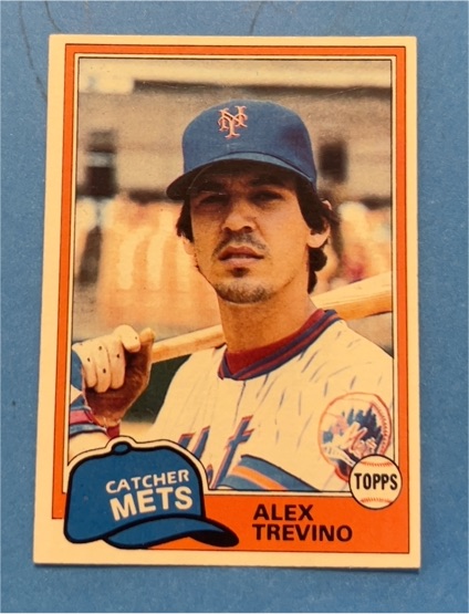 1981 Topps #23 Alex Trevino — front