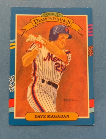 1991 Donruss Diamond Kings #17 Dave Magadan — front