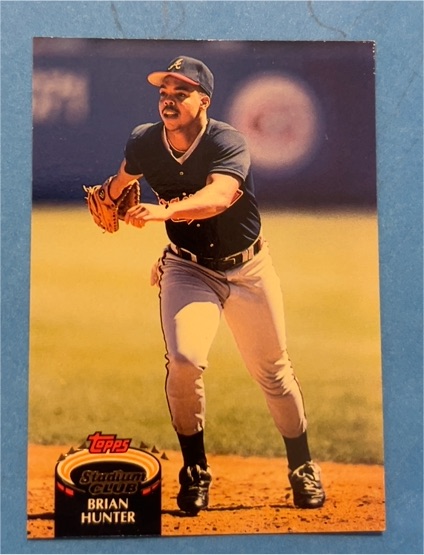 1992 Topps Stadium Club #432 Brian Hunter — front