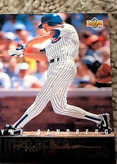 1993 Upper Deck #R18 Ryne Sandberg Reggie Jackson's Clutch Performers — front