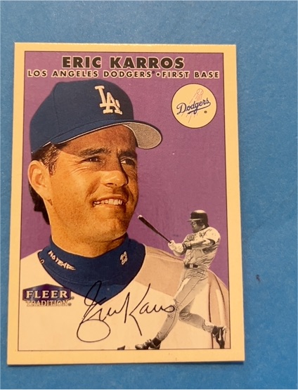 2000 Fleer Tradition #20 Eric Karros — front