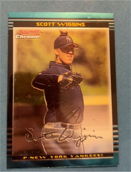 2002 Bowman Chrome #212 Scott Wiggins Rookie Card — front