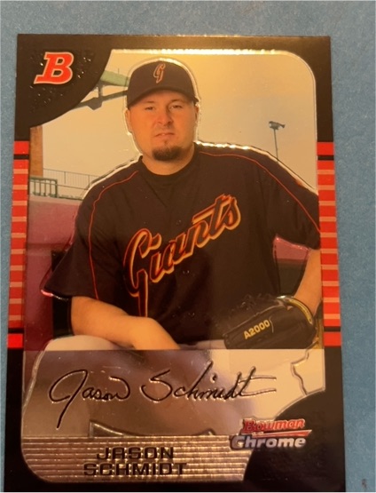 2005 Bowman Chrome #72 Jason Schmidt — front